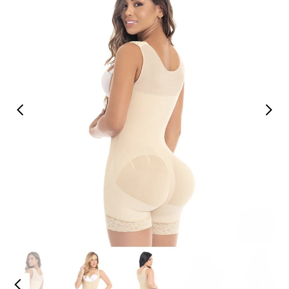 Seamless Shapewear Bodysuit in Cream